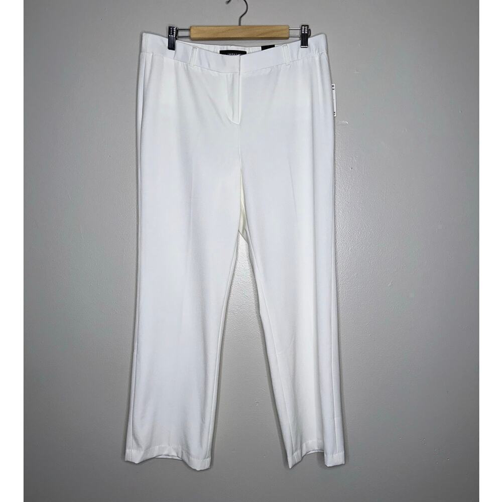 Amanda and Chelsea White Dress Pants Size 14P New with Tags Office Ready - Picture 2 of 7